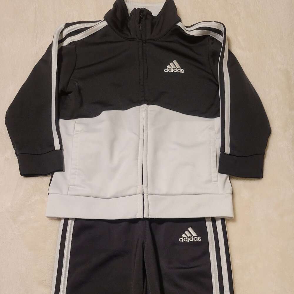 Adidas Navy Black Regular Fit Jogger Set Infant Boys 18 Month